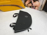 Oem 65-'17 Harley Softail Left Side Lower Crash Bar Wind Deflector. Fixed Price $59.95.