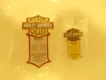 Harley Davidson Nos Metal Oil Tank Decal Knucklehead Panhead 99353-82Z & Pin. Fixed Price $59.95.