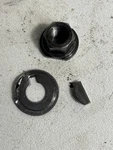 1972 Suzuki Crankshaft Nut Washer And Key 09159-12103 09160-12002. Fixed Price $19.99.