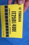 Factory Yamaha IT250E / 400E Owner's Service Manual, Printed 1977 - Nice. Fixed Price $18.95.