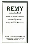 1915 Harley Davidson - Remy Instruction Book Antique Reproduction. Fixed Price $16.00.