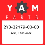 2Y0-22179-00-00 Yamaha Arm, Tensioner 2Y0221790000, New Genuine Oem Part. Fixed Price $42.59.