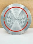 Harley Davidson 32502-83 Points Timer Cover, Checkered Flag Eagle Racing Design. Fixed Price $25.00.