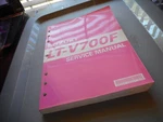 Nos Suzuki LT-V700F Factory Service Manual Repair Book Oem 99500-46051-01E. Fixed Price $19.99.