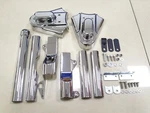 Metal Swingarm Covers W/ Phantom Axle For Harley Heritage Springer Flsts. Fixed Price $158.98.