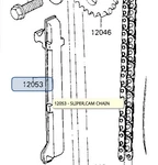 Kawasaki 1978-2004 Bayou KL250 Sliper Cam Chain 12053-024 New Oem. Fixed Price $50.08.