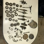 1974 Suzuki Parts Lot Transmission Shift Drum Clutch Kicker Shaft. Fixed Price $150.00.