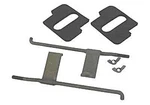 66390-58/93-58R Panhead Parkerized Battery Rod Hold Down Kit. Fixed Price $51.68.