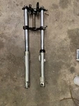 78 Honda XL-350 Forks With Triple Clamps, 51400-385-740. Fixed Price $125.00.