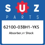 62100-03BH1-YKS Suzuki Absorber,rr Shock 6210003BH1YKS, New Genuine Oem Part. Fixed Price $1098.42.
