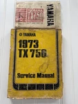 1973 Yamaha Tx 750 Original Service Manual Book With Owners. Fixed Price $45.99.