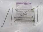 Kawasaki Nos New 41028-049 Front Outer Spoke Assy (10) F81M Bison 250. Fixed Price $29.99.