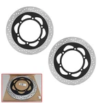 2X Round Front Brake Disc Rotor For Honda NTV650 94-97 ST1100 Pan European 90-02. Fixed Price $128.46.