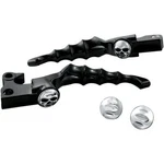 Kuryakyn 1090 Black Zombie Levers For Harley Big Twin Softail Dyna 96-17. Fixed Price $122.99.