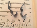 Harley 4703-38A 9973 Springer Fork Horn & Wiring Clips 38-57 Knucklehead Wla. Fixed Price $18.95.