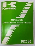 Kawasaki 99920-1373-01 KDX80-C4 Owner's/service Manual. Fixed Price $22.00.