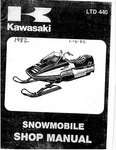 Kawasaki Snowmobile Service Workshop Manual 1982 Ltd & SS440. Fixed Price $26.00.