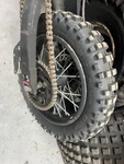 2013 Complete 12 Back Rear Wheel Rim Tire Assembly. Fixed Price $225.00.