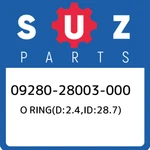 09280-28003-000 Suzuki RING(D:2.4,ID:28.7) 0928028003000, New Genuine Oem Part. Fixed Price $25.58.