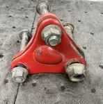 Honda XL500R Frame Motor Mounts Used Oe Pn 50139-429-000ZC 1982. Fixed Price $22.95.