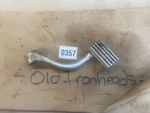 Harley-davidson Ironhead Sportster Aluminum Right Brake Pedal 42409-78. Fixed Price $22.50.