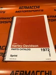 1965 Aermacchi Harley Sprint 250CC 350CC Parts Catalog 99455-72A. Fixed Price $41.55.