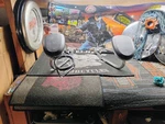 Harley Davidson Koryakyn Quick Detach Passenger Side Armrests Pair Cupholder. Fixed Price $150.00.