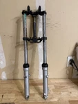 **1979-1981 Yamaha MX100 1977-1983 DT100 Front Forks Complete**oem**. Fixed Price $109.99.