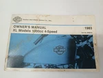 Harley-davidson 1983 Xl Models 1000CC Owners Manual 99466-83. Fixed Price $29.95.