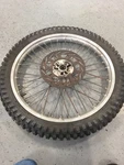 1992 CZ125MX Front Wheel. Fixed Price $299.95.