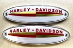 New Harley Davidson 1961-1962 Sportster Xlh Gas Tank Emblems Nos. Fixed Price $300.00.