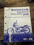 1985 1986 Factory Oem Honda CMX250C Rebel Service Manual A30508511G. Fixed Price $39.99.