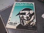 Honda Factory Service Repair Shop Manual 86-88 XR250R 61KT102. Fixed Price $30.52.