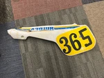1982 Husky Side Fairing 430 Wr Oem Left Number Panel Ahrma Husqvarna. Fixed Price $30.00.