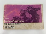 1975 Harley Amf FL/FLH-1200 FX/FXE-1200 Owner's Manual Catalog Part No. 99460-75. Fixed Price $29.99.