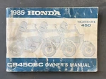 Honda CB450SC Nighthawk 1985 Owners Service Repair Manual 31MC9610. Fixed Price $29.95.