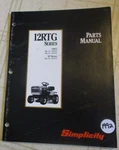 Simplicity 12RTG 1692049 1692094 Hp Parts Manual Original. Fixed Price $12.49.