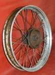 1953 Harley Davidson ST125 Front Rim Wheel Scat Pacer Hummer ST165 Hd. Fixed Price $185.00.