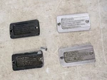 Harley Oem 45004-87 Rear Brake Master Cylinder Cover Cap Lot 85-99 Evo Sportster. Fixed Price $24.99.