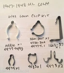 Harley 1947-1948 Ulh Main Wire Loom Clip & Clamp Kit 1602-37 9977. Fixed Price $87.95.