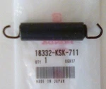 Spring, Exhaust Pipe; Oem Honda Nos P/n 18332-KSK-711 Fits 2005-2007 CR250R. Fixed Price $9.17.