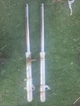 1987 Suzuki RM250 Front Forks. Fixed Price $100.00.