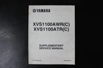 Yamaha XVS1100AWR(C) XVS1100ATR(C) Supplementary Service Manual Oem. Fixed Price $29.99.