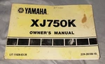 Yamaha XJ750K Motorcycle Owners Manual LIT-11626-02-34. Fixed Price $5.00.