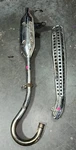 Used Oem Honda Muffler W/ Heat Shield CL100K1 CL100S0 70-72 18300-108-770 JC-438. Fixed Price $340.00.