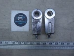 1980 Yamaha XS650 Y20784) Left And Right Rear Wheel Chain Adjusters Set. Fixed Price $17.25.