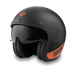 Harley-davidson H-d Victory X14 Sun Shield 3/4 Helmet Orange Black Matte Xxl. Fixed Price $216.31.