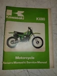 Kawasaki KX80 A2/B2 Factory Repair Service Manaual 99920-1085-01. Fixed Price $30.00.