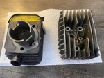 Vespa Piaggio Ciao Bravo Grande Kinetic Used Oem Engine Cylinder Head. Fixed Price $85.00.