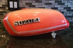 Suzuki Fuel Tank Gas Reservoir Vintage Red Oem. Fixed Price $124.99.